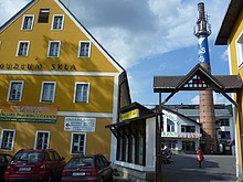 Okruh m��eme za��t t�eba u skl�rny Harrachov